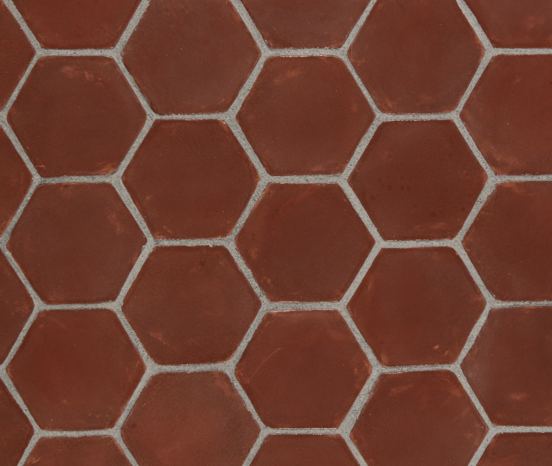 RED-GLAZED-HEXAGON-FLOOR-TILE