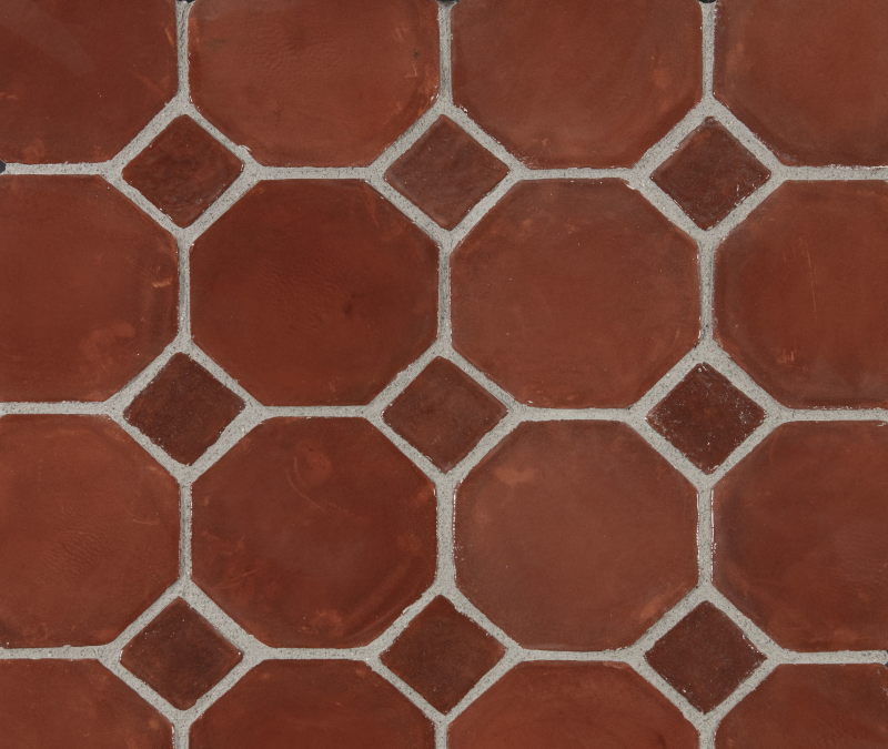 RED-OCTAGON-GLAZED-FLOOR-TILE